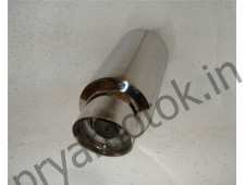 Прямоточный глушитель CarEx YFX-0653 - один выход круглый