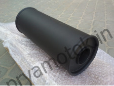Прямоточный глушитель 60/130 MUFFLER алюминизированный - без насадки